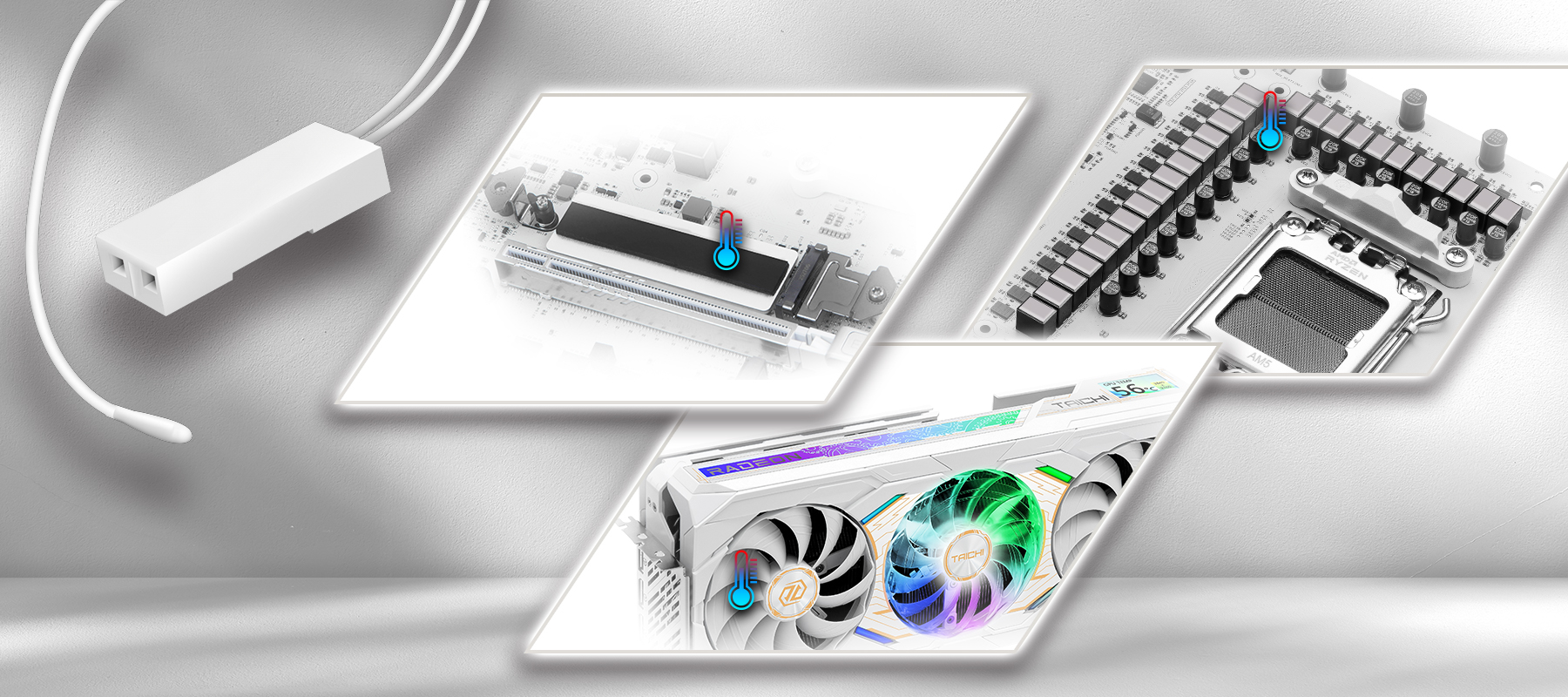 【RE】Deluxe (Splitter+Thermistor) White