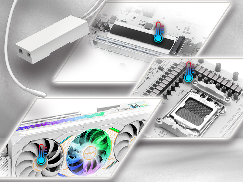 【RE】Deluxe (Splitter+Thermistor) White
