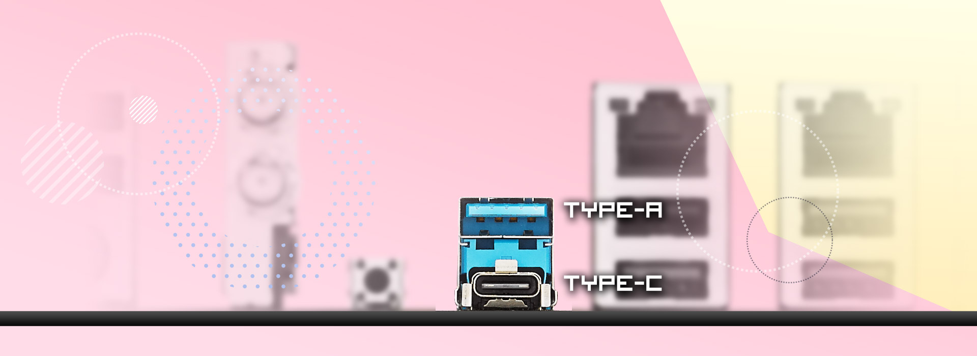 USB 3.1 Gen2 x 2 (A+C) SteelLengend Pink