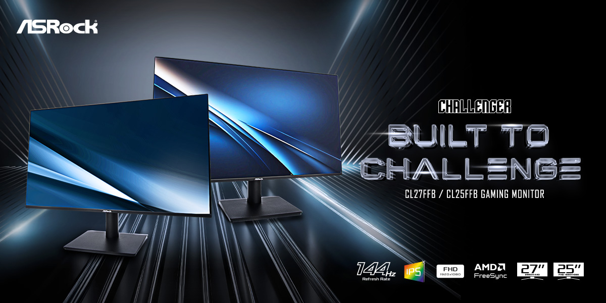 ASRock Launches PG27FFS2E / PG27FFS2E-W / PG27FFS1A Gaming Monitors Introducing a Stylish White Design for the First Time with 240Hz Smooth Gaming Performance